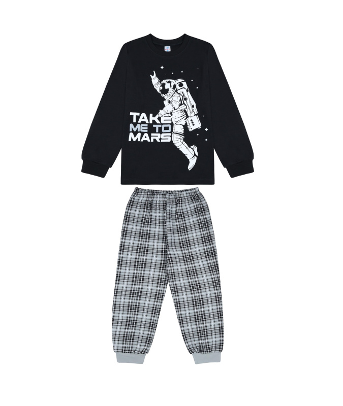 картинка КГ Пижама для мальчика 8-12 лет 100% хлопок BONITO KIDS/BK1743PJ(01-23)/уп.5шт./меш.175шт. от BonitoKids