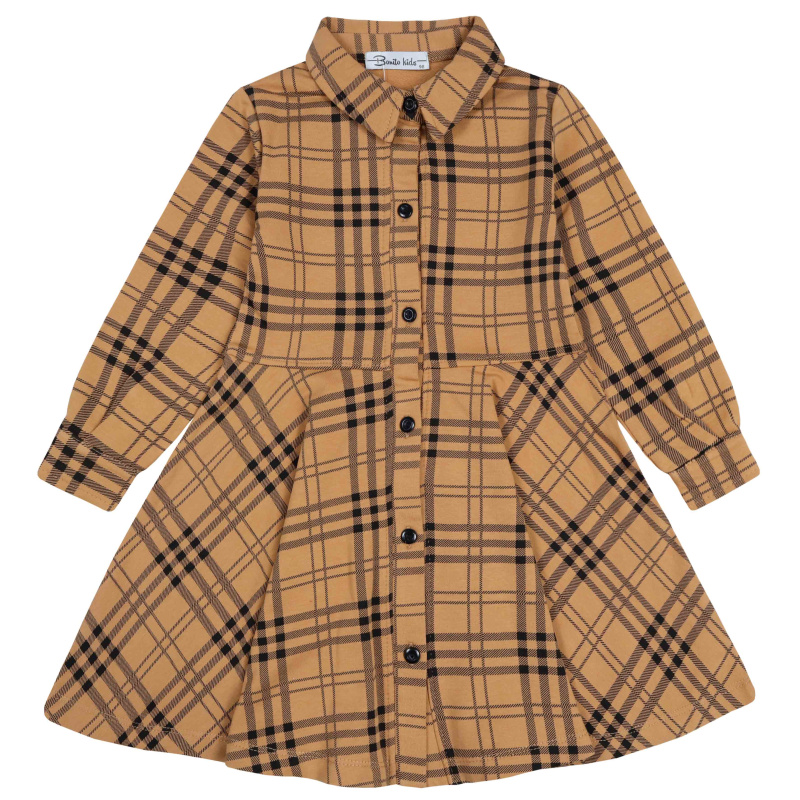 картинка БГ_ЧЗ Платье для девочки 3-7 лет BONITO KIDS/BK1504P(08-23)(ЧЗ)/уп.5шт./меш.200шт. от BonitoKids