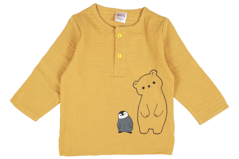 картинка Кофта для мальчика 68-86,см 100% хб, BONITO KIDS/OP1345/уп.4 шт./меш.640 шт. от BonitoKids