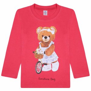 картинка БГ Лонгслив для девочки 4-8 лет BONITO KIDS/BK0467D23-01/уп.5шт./меш.400шт. от BonitoKids