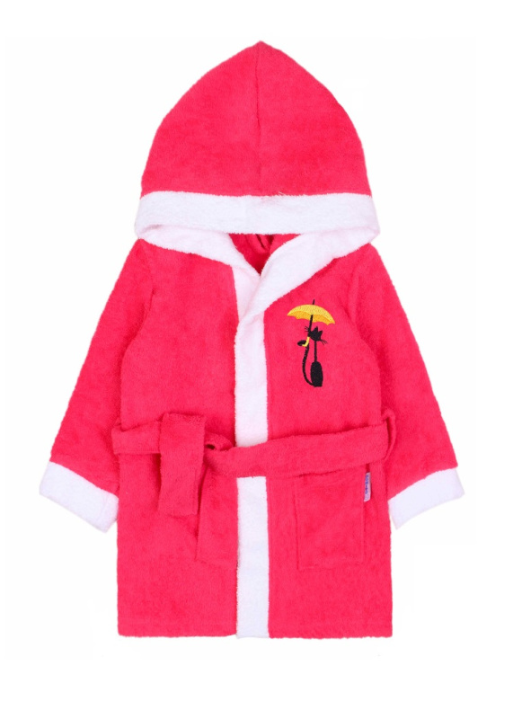 картинка БГ_ЧЗ Халат для девочки 8-12 лет 100% хлопок BONITO KIDS/SS6022/уп.5 шт./меш.50шт. от BonitoKids