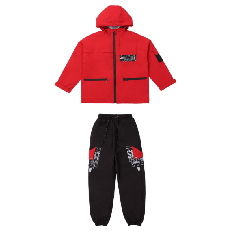 картинка ЧЗ_Комплект для мальчика (толстовка, трико), 9-12 лет, 100% п/э, BONITO KIDS/OP099(01-22)(ЧЗ)/уп.4шт./меш.84шт. от BonitoKids