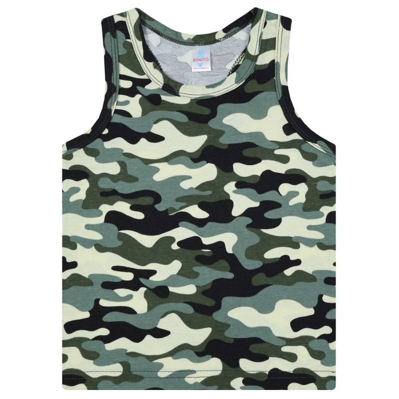 картинка БГ_ЧЗ Майка для мальчика 8-12 лет 100% хлопок BONITO-KIDS/BK1290M(12-23)(ЧЗ)/уп.5шт./меш.800шт. от BonitoKids