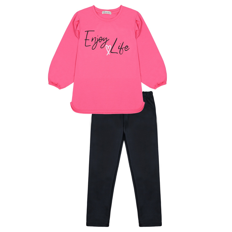 картинка БГ_ЧЗ Kомплект для девочки (кофта ,лосины) 5-8 лет, BONITO KIDS/BK1720KP(ЧЗ)/уп.4шт./меш.200шт. от BonitoKids