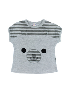 картинка Футболка для детей 1-4 лет, кулирка 100% х/б, BONITO KIDS/OP476/уп.4шт./меш.624 шт. от BonitoKids