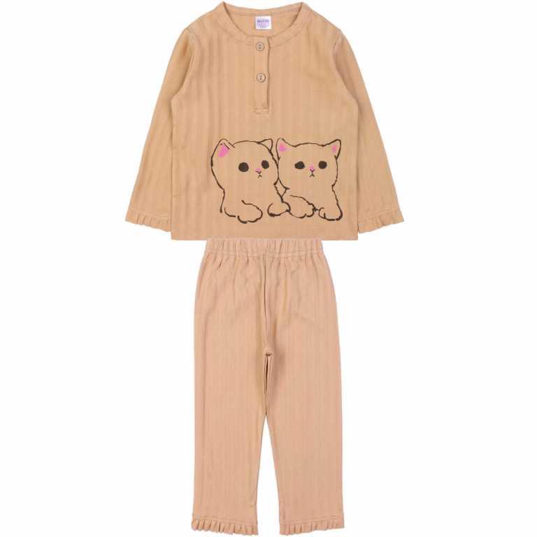 картинка БГ_ЧЗ Пижама для девочки 2-6 лет 100% хлопок BONITO KIDS/OP1719/уп.5шт./меш.240шт. от BonitoKids