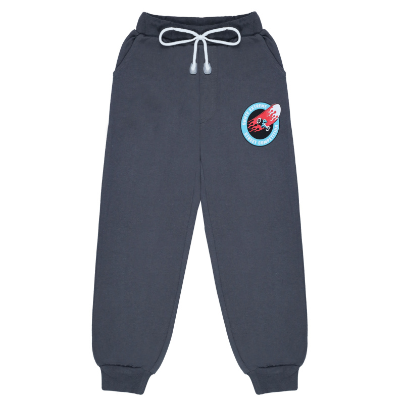 картинка БГ_ЧЗ Штаны для мальчика 7-11 лет, 100% хлопок, BONITO KIDS/BK1312B(06-23)(ЧЗ)/уп.5шт./меш.300шт. от BonitoKids