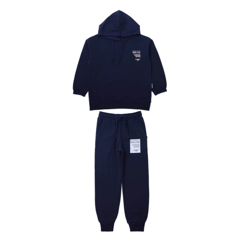 картинка БГ_ЧЗ Комплект для мальчика (свитшот и штаны),  8-12 лет, 92% хлопок, 8% лайкра,  BONITO KIDS/SS6054(ЧЗ)/уп.5шт./меш.100шт. от BonitoKids