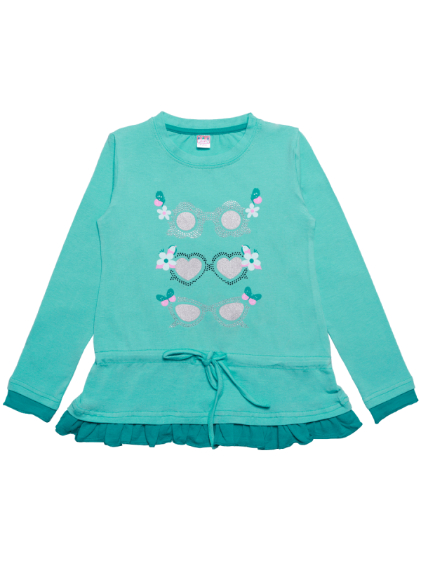 картинка ЧЗ Кофта  для девочки 5-8 лет. BONITO KIDS/OP367(ЧЗ)/уп.4шт./меш.352шт. от BonitoKids