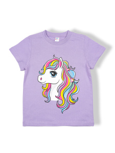 картинка БГ Футболка для девочки 4-8 лет 100% хлопок BONITO KIDS/BK0002D(05-24)/уп.5шт./меш.700шт. от BonitoKids