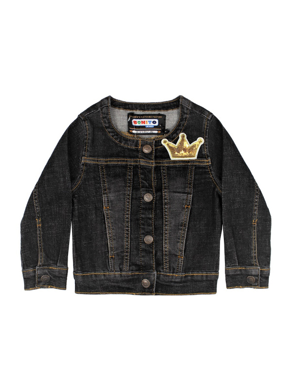 картинка ЧЗ Пиджак для девочки 2-5 лет 75% хлопок, 25% полиэстер BONITO KIDS/OP763П(ЧЗ)/уп.4шт./меш.160шт. от BonitoKids