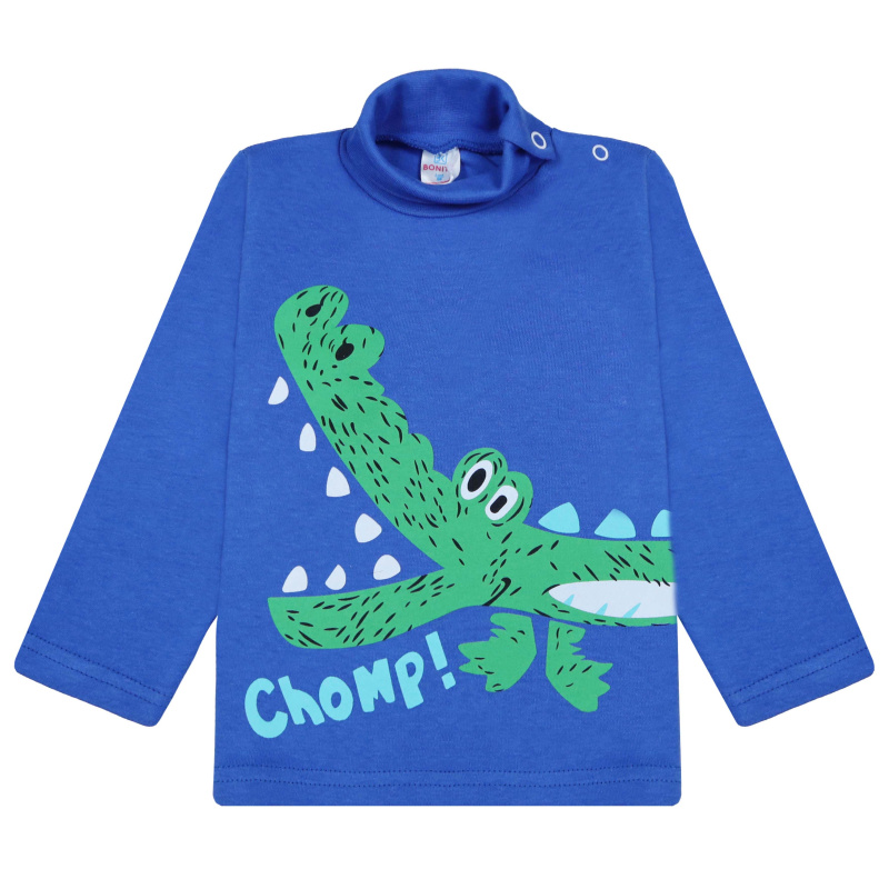 картинка БГ_ЧЗ Водолазка для мальчика 1-4 лет 100% хлопок BONITO KIDS/BK0007M(06-23)(ЧЗ)/уп.4шт./меш.500шт. от BonitoKids