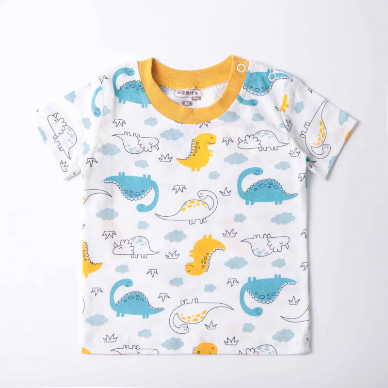 картинка ЧЗ Футболка для детей 68-86 см 100% хлопок BONITO KIDS/OP1869(ЧЗ)/уп.4шт./меш.960шт. от BonitoKids