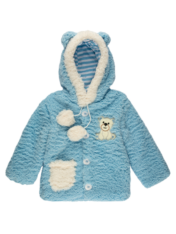 картинка ЧЗ Кофточка для малышей 80-92 100% ПЭ BONITO KIDS/OP553K(BJ036)(ЧЗ)/уп.3шт./меш.90шт. от BonitoKids