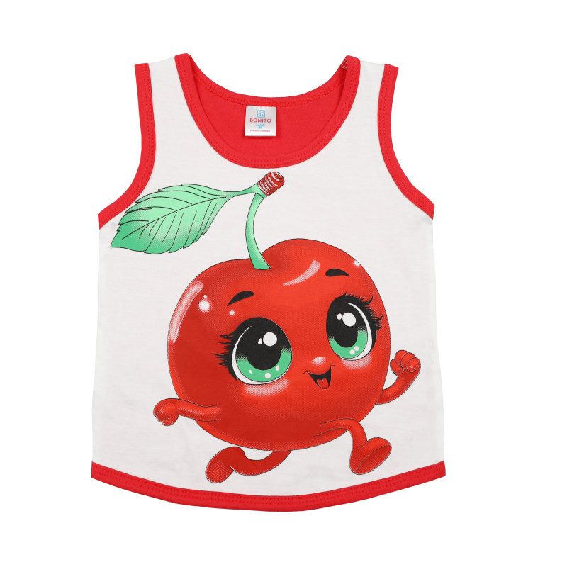 картинка БГ_ЧЗ Комплект для девочки (майка и шорты) 1,5-4 лет 100% хлопок BONITO KIDS/BK1317D(12-24)(ЧЗ)/уп.4 шт./меш.600 шт. от BonitoKids