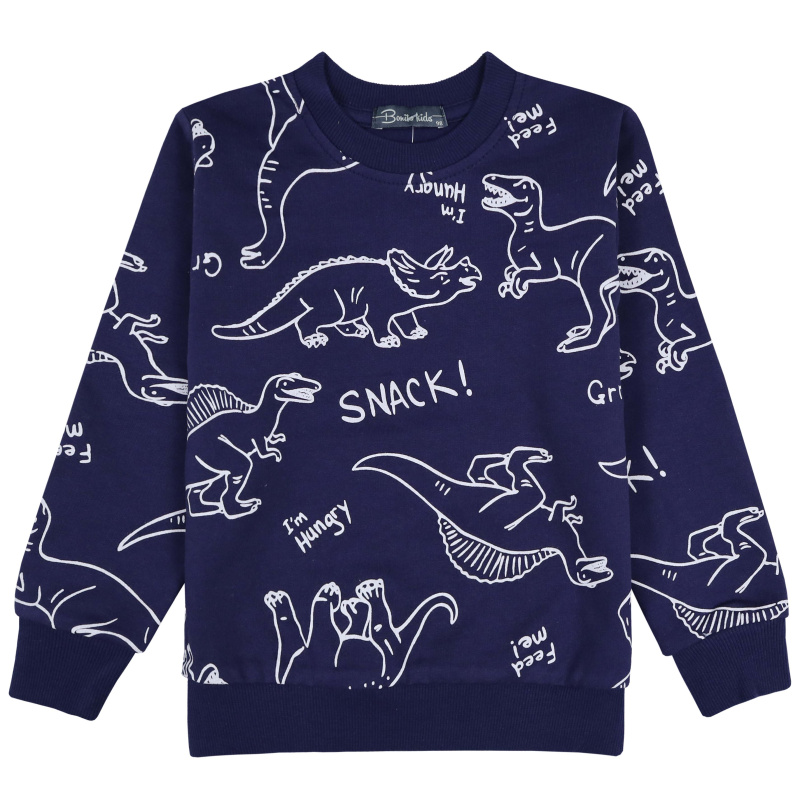 картинка БГ_ЧЗ Свитшот для мальчика 3-7 лет BONITO KIDS/BK1518T(07-24)(ЧЗ)/уп.5шт./меш.300шт. от BonitoKids