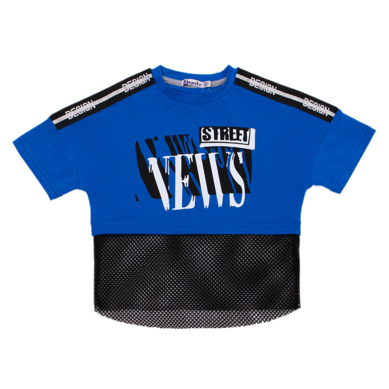 картинка БГ Футболка для девочки 3-7 лет 95% хлопок, 5% эластан BONITO KIDS/OP1434/уп.5шт./меш.540шт. от BonitoKids