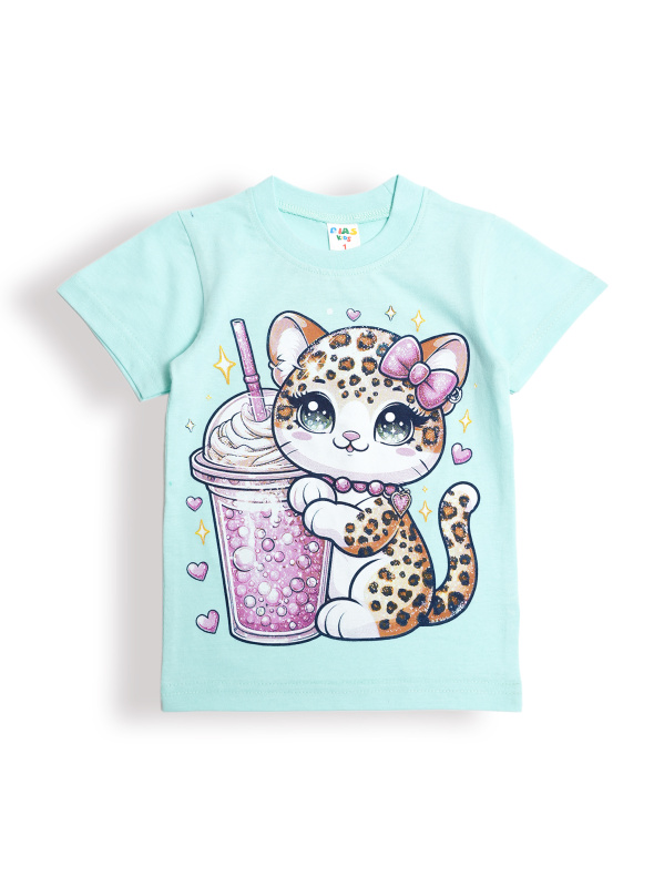 картинка ЧЗ Футболка для девочки 2-4 лет 100% хлопок DIAS KIDS/DK0001D(ЧЗ)/уп.3шт./меш.900шт. от BonitoKids