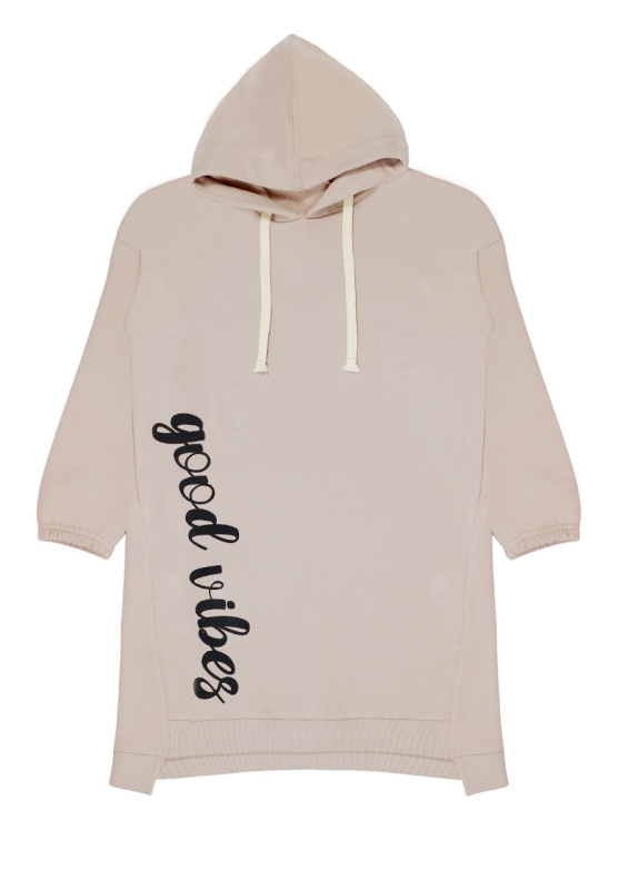 картинка ЧЗ Худи для девочки 9-12 лет 100% хлопок BONITO KIDS/BK1507H(ЧЗ)/уп.4шт./меш.72шт. от BonitoKids