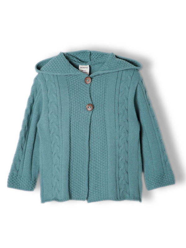 картинка Кардиган для мальчика 68-80 см 50% вискоза 22% нейлон 28% пэ BONITO KIDS/OP1570/уп.2шт./меш.216 шт. от BonitoKids