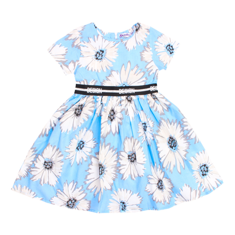 картинка КГ_БГ Платье для девочки, 3-7 лет 100% х/б, BONITO KIDS/OP1671/уп.5шт./меш.420шт. от BonitoKids