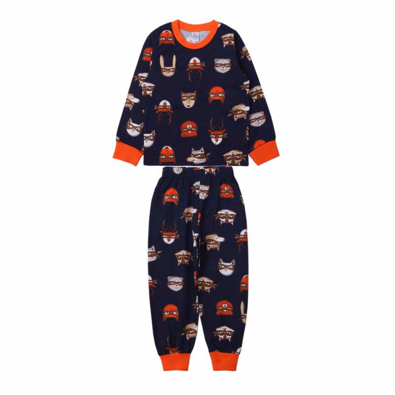 картинка БГ Пижама для мальчика 3-7 лет 100% хлопок BONITO KIDS/SS6043MIX(01-23)/уп.5шт./меш.300шт. от BonitoKids