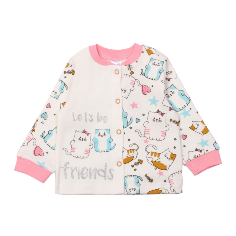 картинка ЧЗ Кофта для детей 62-80 см 100% хлопок BONITO KIDS/OP1290(ЧЗ)/уп.4шт./меш.544шт. от BonitoKids
