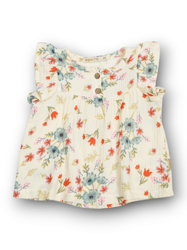 картинка ЧЗ Платье для девочки 68-86 см 100% хлопок BONITO KIDS/OP1939(ЧЗ)/уп.4шт./меш.560 шт. от BonitoKids