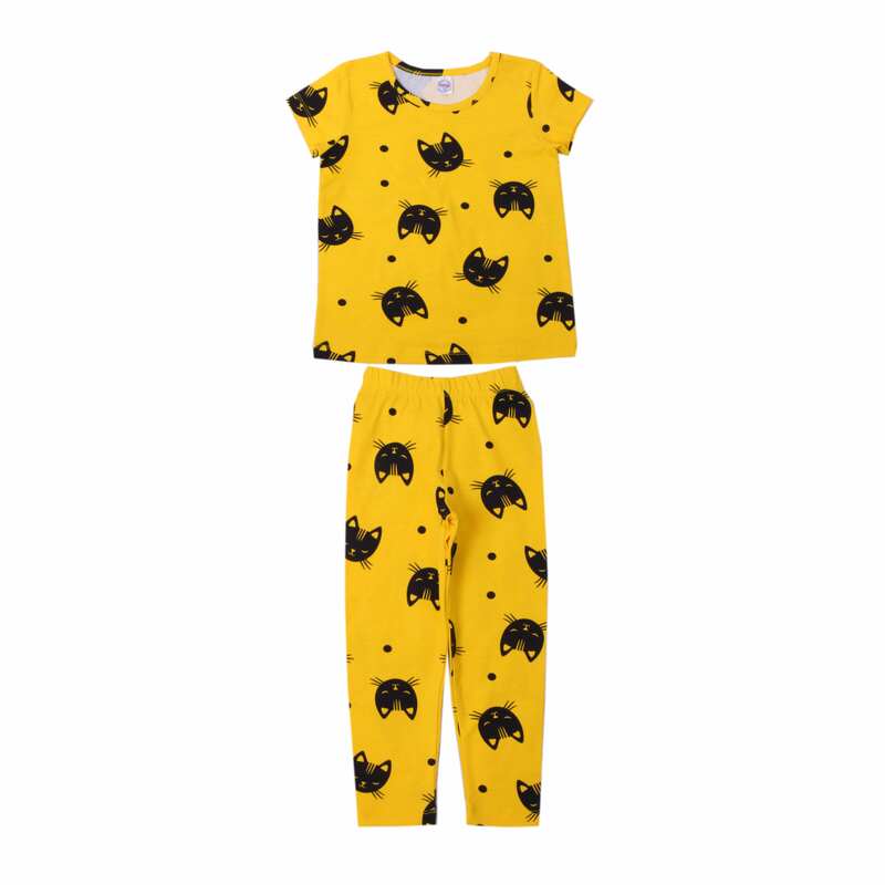 картинка БГ_ЧЗ Комплект для девочки (футболка и лосины) 3-7 лет, 100% хл, BONITO KIDS/SS6038(ЧЗ)/уп.5шт./меш.325шт. от BonitoKids