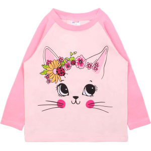 картинка Футболка с длинным рукавом для девочек 1.5-4 лет. BONITO KIDS/OP1712/уп.4шт./меш.532шт. от BonitoKids