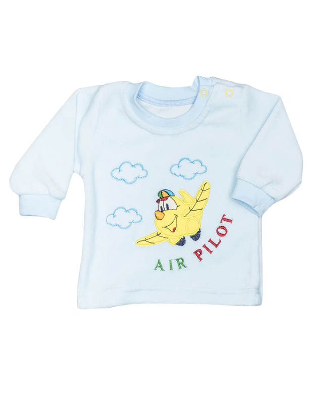 картинка КГ_ОТ Джемпер велюровый 56-74 100% х/б BONITO KIDS/BK506K/уп.4шт./меш.480шт. от BonitoKids