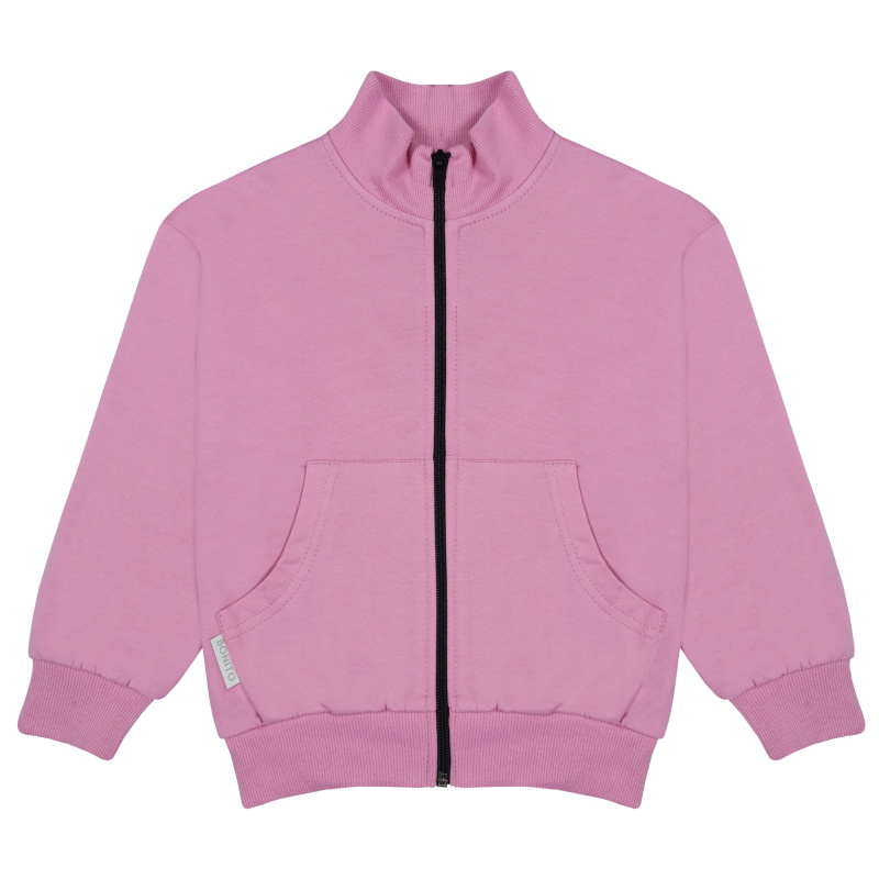 картинка БГ_ЧЗ Бомбер для девочки 3-7 лет 100% хлопок BONITO KIDS/BK1763В(01-23)(ЧЗ)/уп.5шт./меш.270шт. от BonitoKids