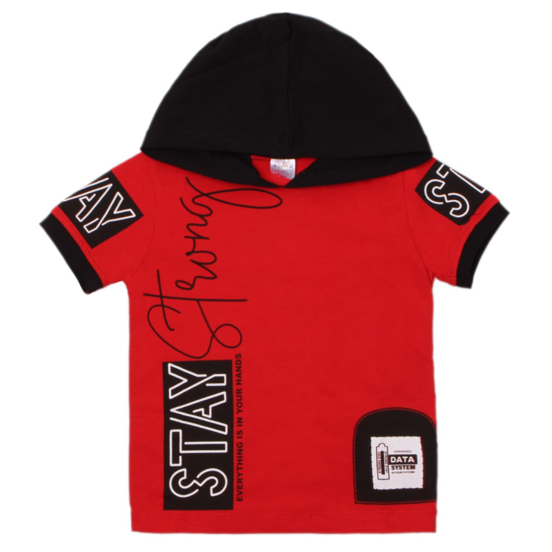 картинка БГ_ЧЗ Футболка для мальчика 3-7 лет 95% хлопок, 5% эластан BONITO KIDS/OP1424(ЧЗ)/уп.5шт./меш.420шт. от BonitoKids