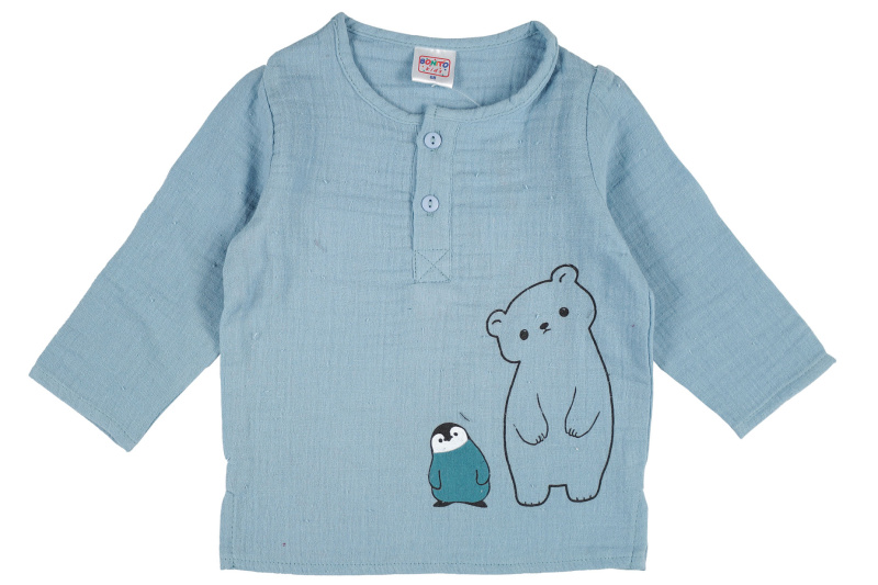 картинка Кофта для мальчика 68-86,см 100% хб, BONITO KIDS/OP1345/уп.4 шт./меш.640 шт. от BonitoKids