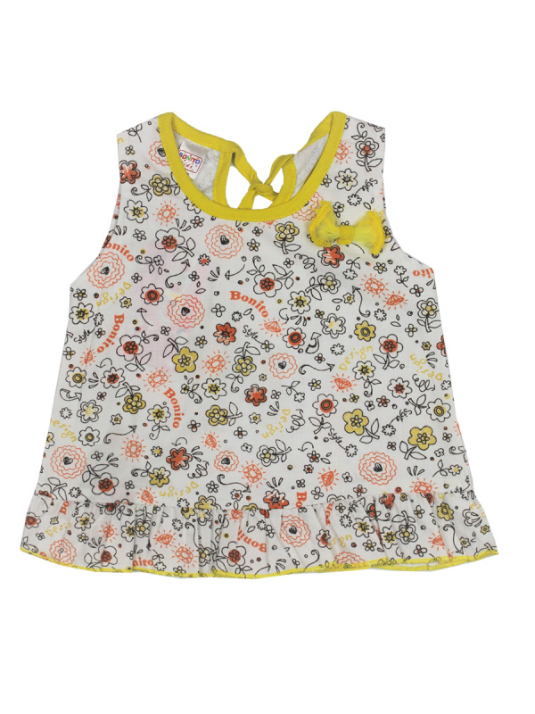 картинка КГ Платье для девочки 1-4 лет 100% хлопок BONITO KIDS/BK288P/уп.4шт./меш.800шт. от BonitoKids