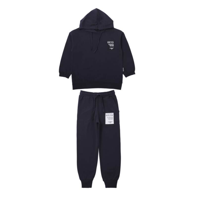 картинка БГ_ЧЗ Комплект для мальчика (свитшот и штаны),  8-12 лет, 92% хлопок, 8% лайкра,  BONITO KIDS/SS6054(ЧЗ)/уп.5шт./меш.100шт. от BonitoKids