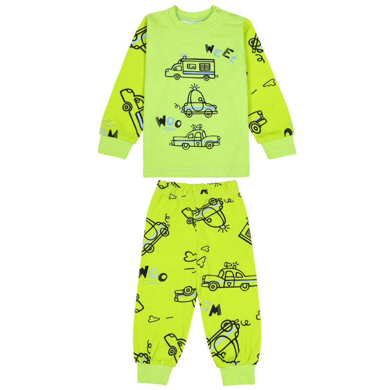 картинка БГ_ЧЗ Пижама для мальчика 1,5-4 лет 100% хлопок BONITO KIDS/BK1458PJM(06-24)/уп.4шт./меш.240шт. от BonitoKids