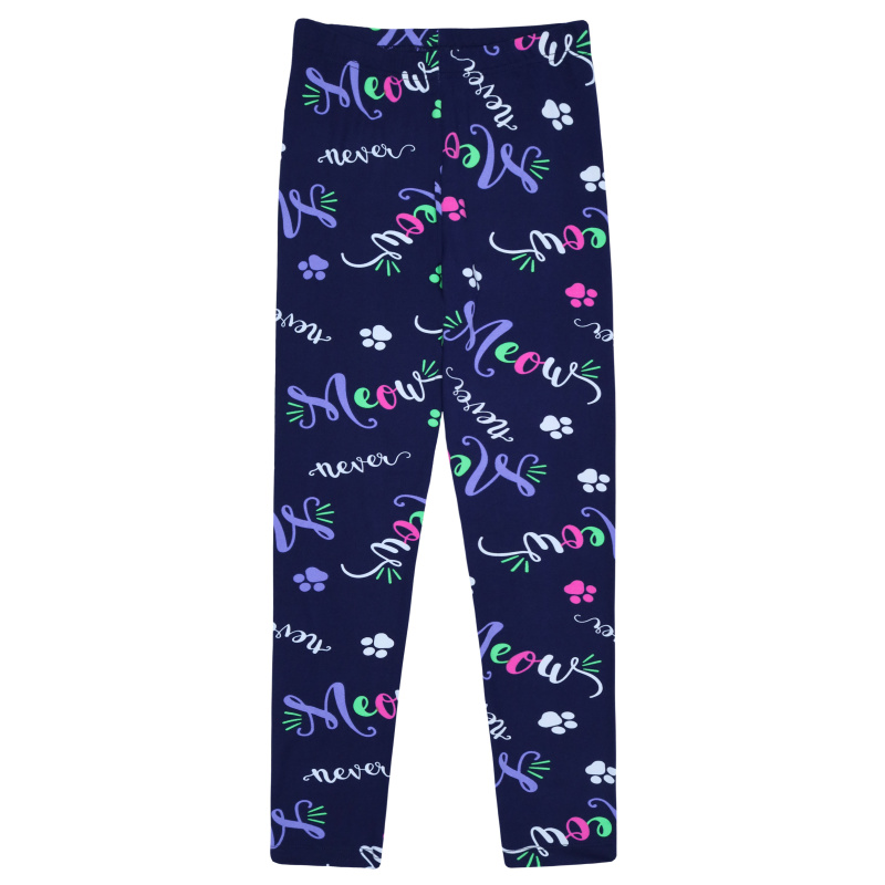 картинка КГ_БГ Лосины для девочки 8-12 лет 60% хлопок, 40% полиэстер BONITO KIDS/BK1297L/уп.5шт./меш.600шт. от BonitoKids