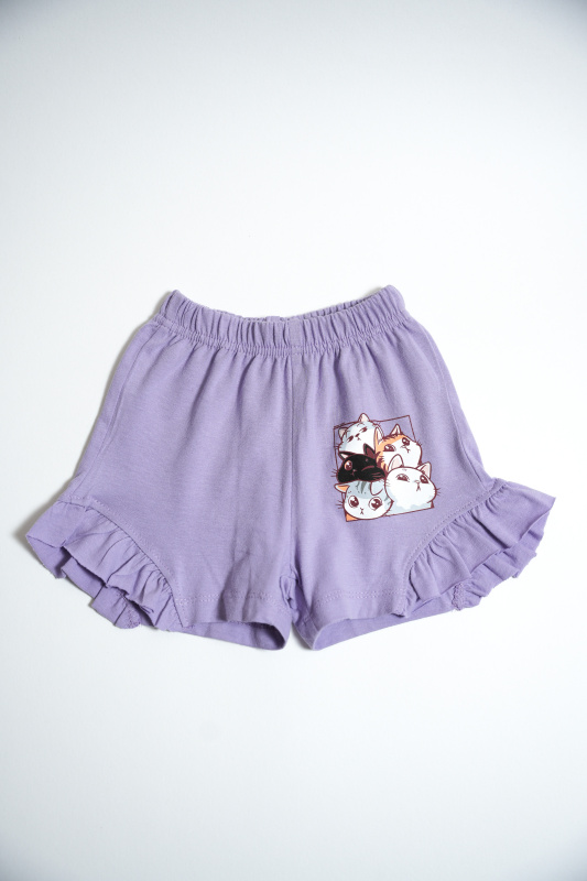 картинка БГ_ЧЗ Шорты для девочки 1,5-4 лет 100% хлопок BONITO KIDS/BK0101D(ЧЗ)/уп.4шт./меш.800шт. от BonitoKids