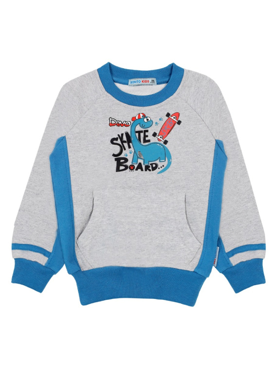 картинка КГ Кофта для мальчика 3-7 лет, 100% хл., BONITO KIDS/BK490K/уп5шт./меш.300шт. от BonitoKids
