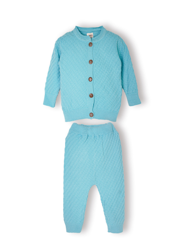 картинка Комплект для новорожденных (кардиган и штанишки) 68-80 см 50% вискоза 22% нейлон 28% пэ BONITO KIDS/OP1560(10-24)/уп.2 шт./меш.160шт. от BonitoKids