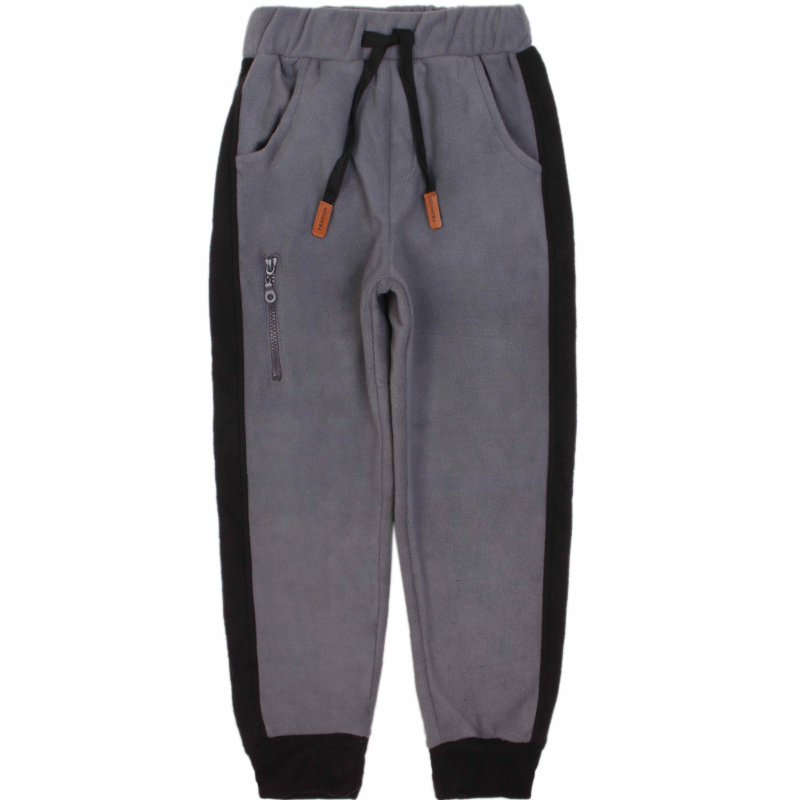 картинка ЧЗ Брюки для мальчика, 9-12 лет, 100% п/э, Флис, BONITO KIDS/OP1478(ЧЗ)/уп.4шт./меш.72шт. от BonitoKids