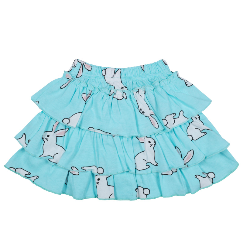 картинка БГ_ЧЗ Юбка для девочки 4-8 лет 100% хлопок BONITO KIDS/BK1661YU(ЧЗ)/уп.5шт./меш.500шт. от BonitoKids