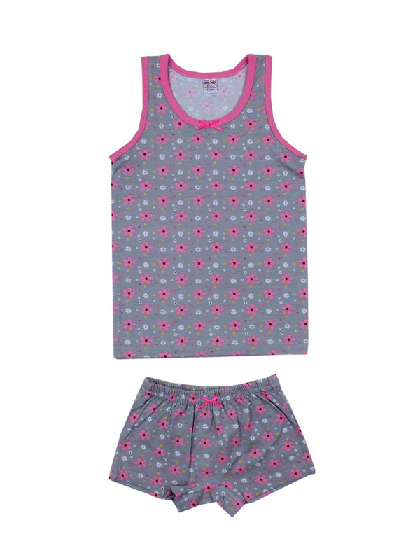 картинка ЧЗ Комплект для девочки (майка,трусы) 7-11 лет BONITO KIDS/BK1227KP/уп.5шт./меш.600шт. от BonitoKids