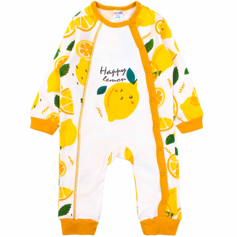 картинка БГ_ЧЗ Комбинезон для детей 62-80 см 100% х/б BONITO KIDS/OP1308(ЧЗ)/уп.4шт./меш.448 шт. от BonitoKids