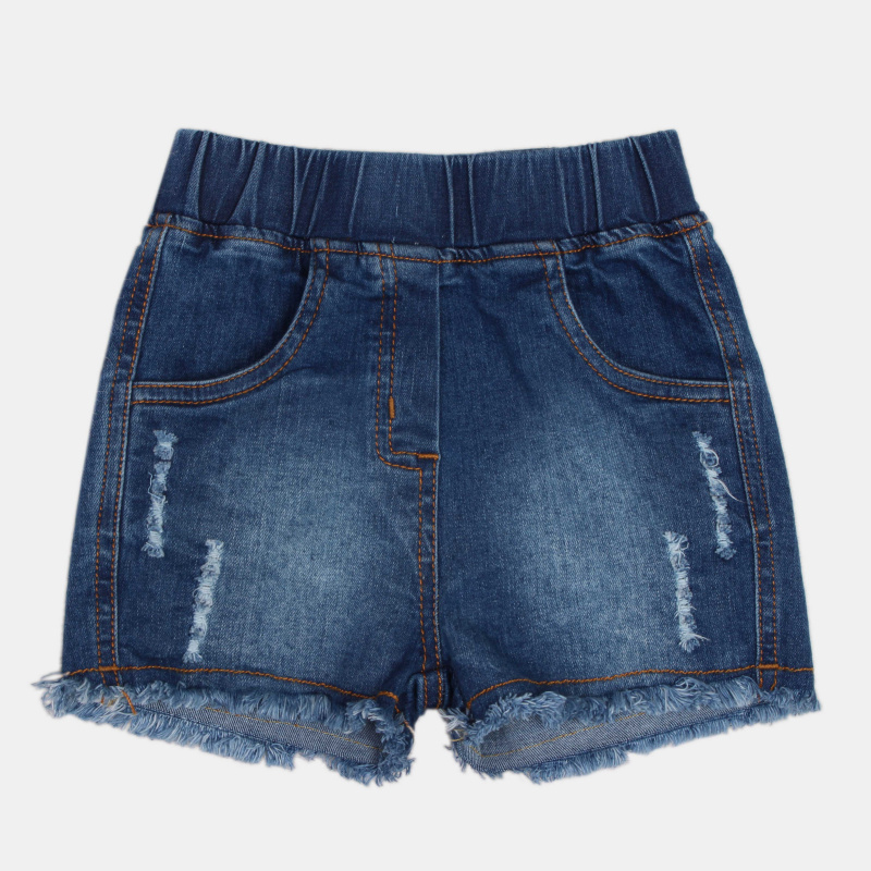 картинка ЧЗ Шорты для девочки 2-5 лет 97% хлопок, 3% эластан BONITO KIDS/OP1608(ЧЗ)/уп.4шт/меш.428шт. от BonitoKids