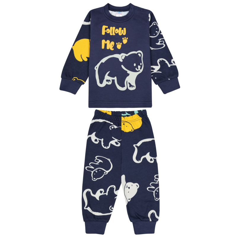 картинка БГ_ЧЗ Пижама для мальчика 1,5-4 лет 100% хлопок BONITO KIDS/BK1458PJM(06-24)/уп.4шт./меш.240шт. от BonitoKids