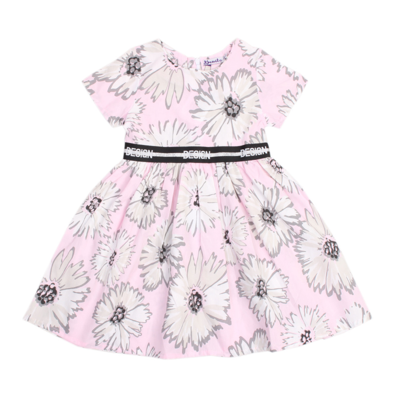 картинка КГ_БГ Платье для девочки, 3-7 лет 100% х/б, BONITO KIDS/OP1671/уп.5шт./меш.420шт. от BonitoKids