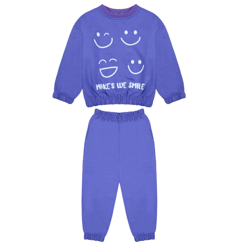 картинка КГ_БГ Комплект для детей (свитшот и штаны), 1-4 лет, 100% хлопок, BONITO KIDS/BK5442KP(01-23)/уп.4шт./меш.180шт. от BonitoKids