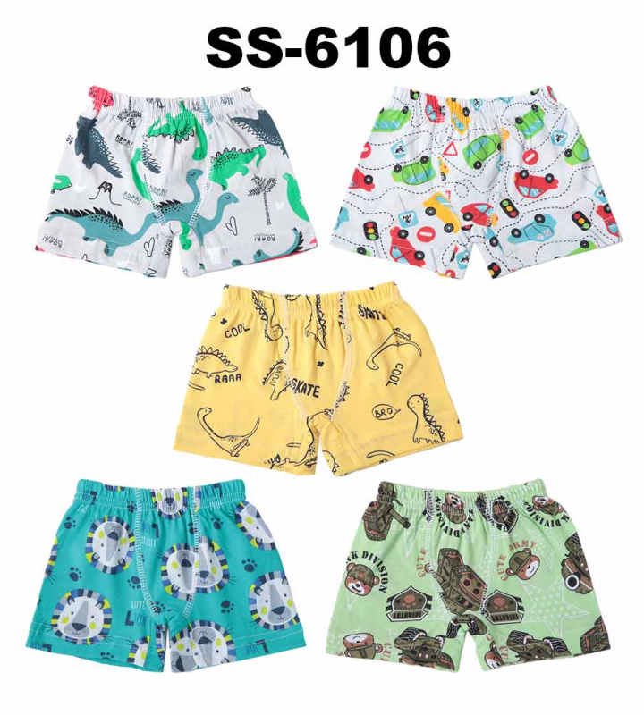 картинка КГ Трусы для мальчика 2-6 лет 100% хлопок BONITO KIDS/SS6106/уп.10шт./меш.1800шт. от BonitoKids